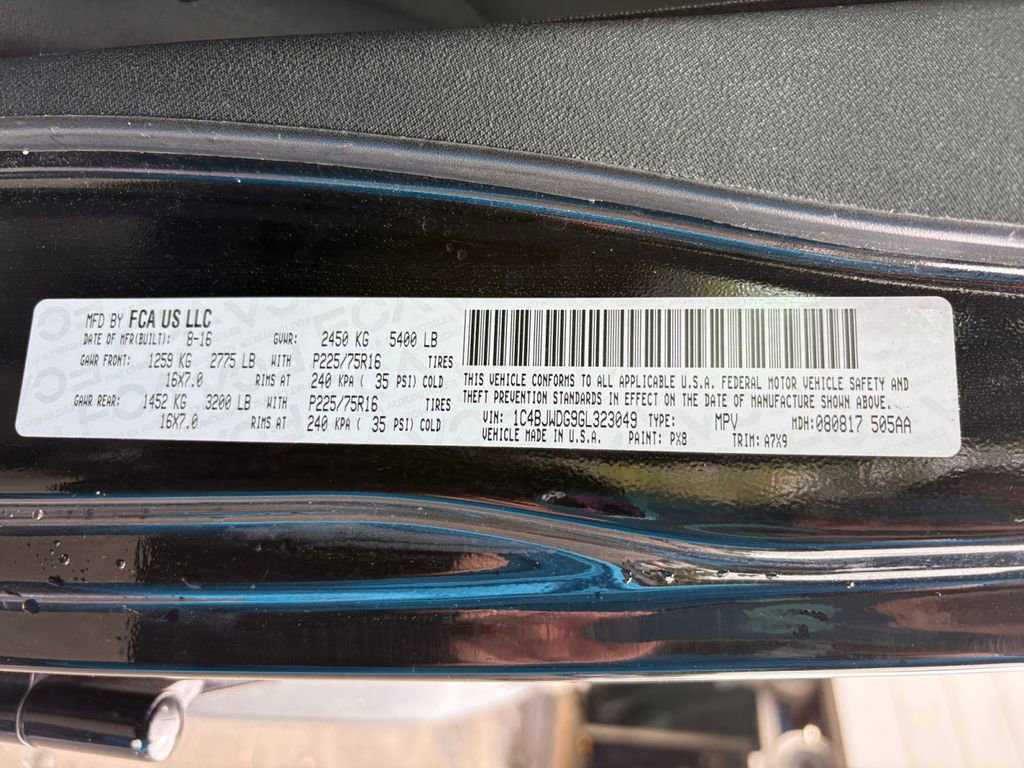 Used 2016 Jeep Wrangler Unlimited Sport image 30