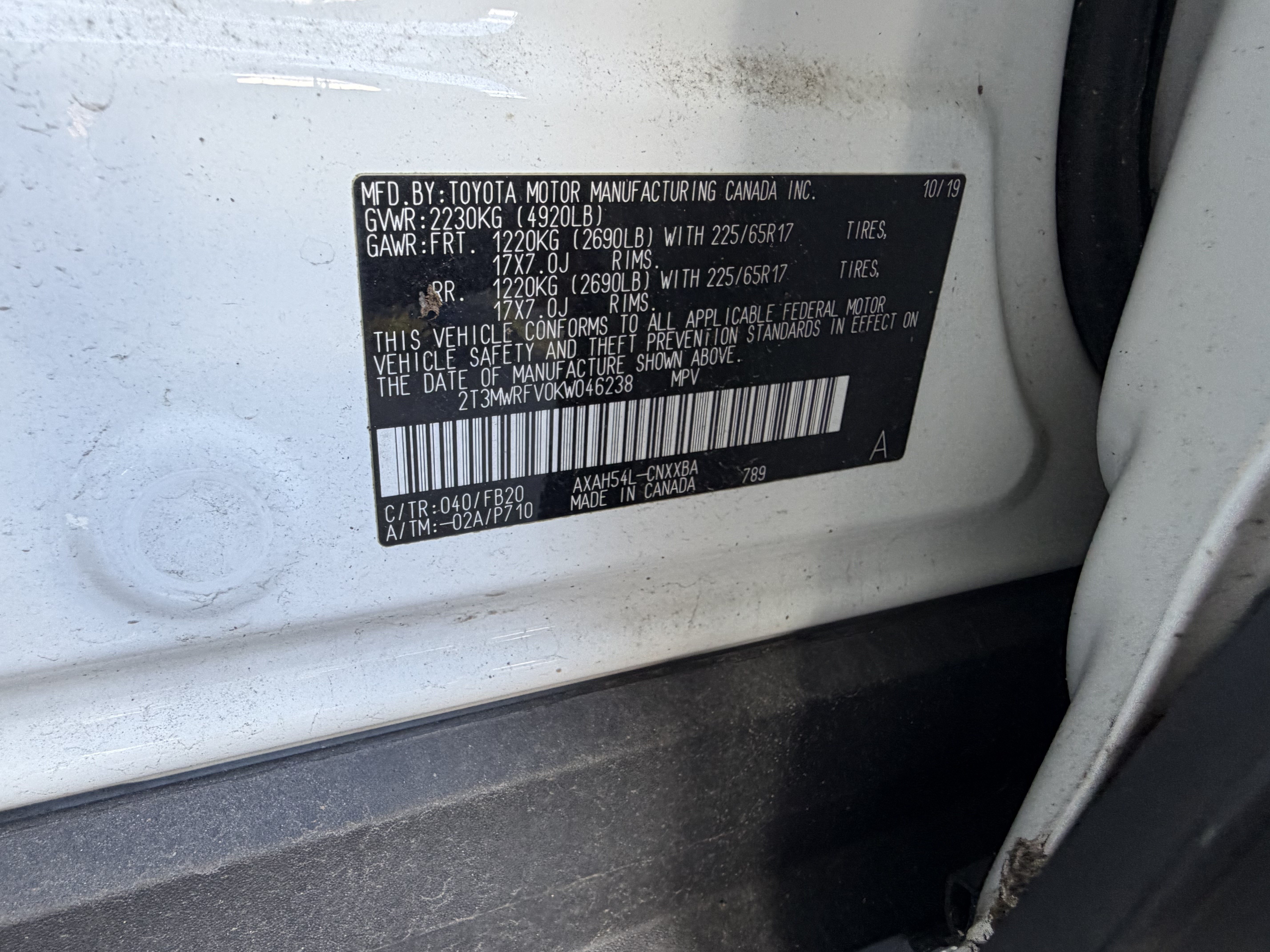Used 2019 Toyota RAV4 LE AWD/4WD image 48