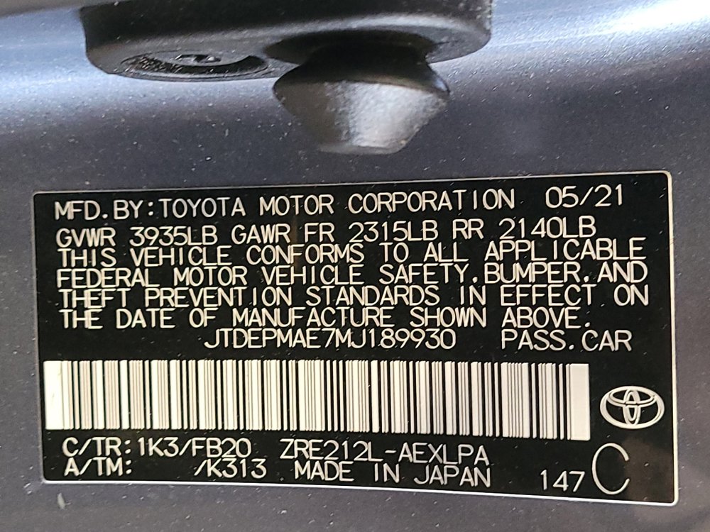 Used 2021 Toyota Corolla LE image 33