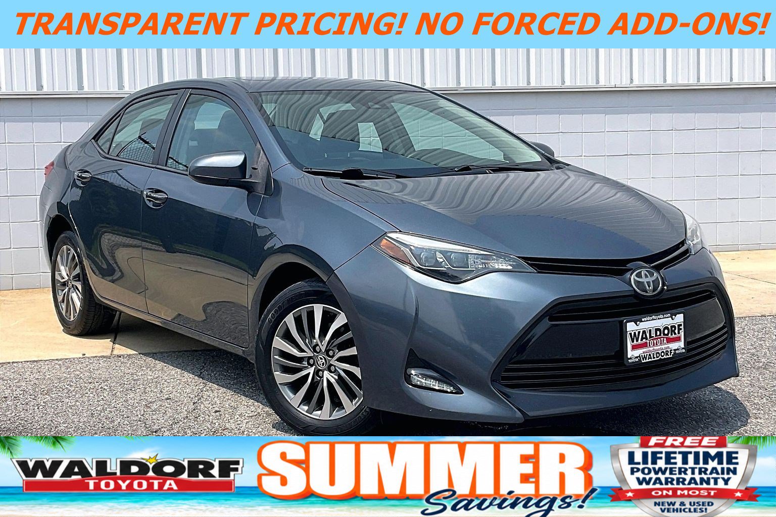 Used 2017 Toyota Corolla XLE