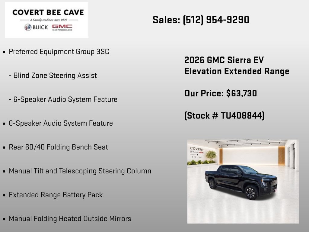 New 2026 GMC Sierra EV Elevation AWD/4WD image 14