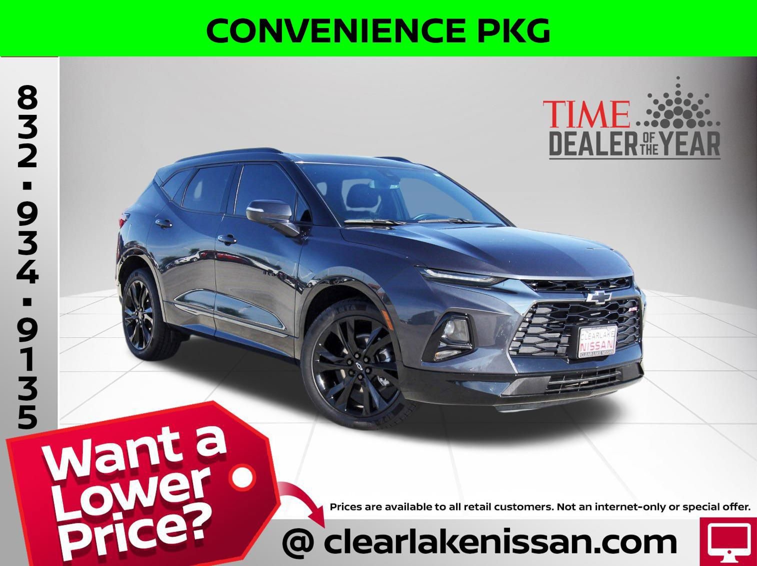 Used 2021 Chevrolet Blazer RS w/ Enhanced Convenience Package