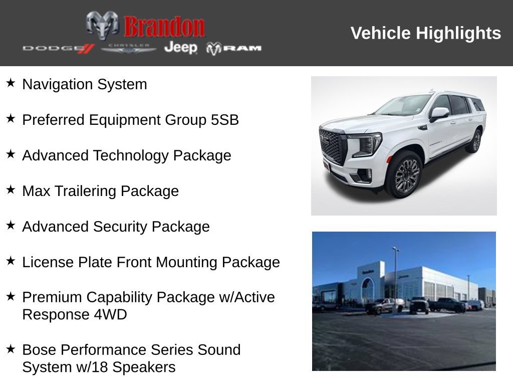 Used 2023 GMC Yukon XL Denali Ultimate AWD/4WD image 9