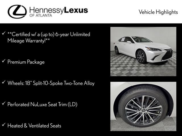 Used 2025 Lexus ES 300h w/ Premium Package image 12