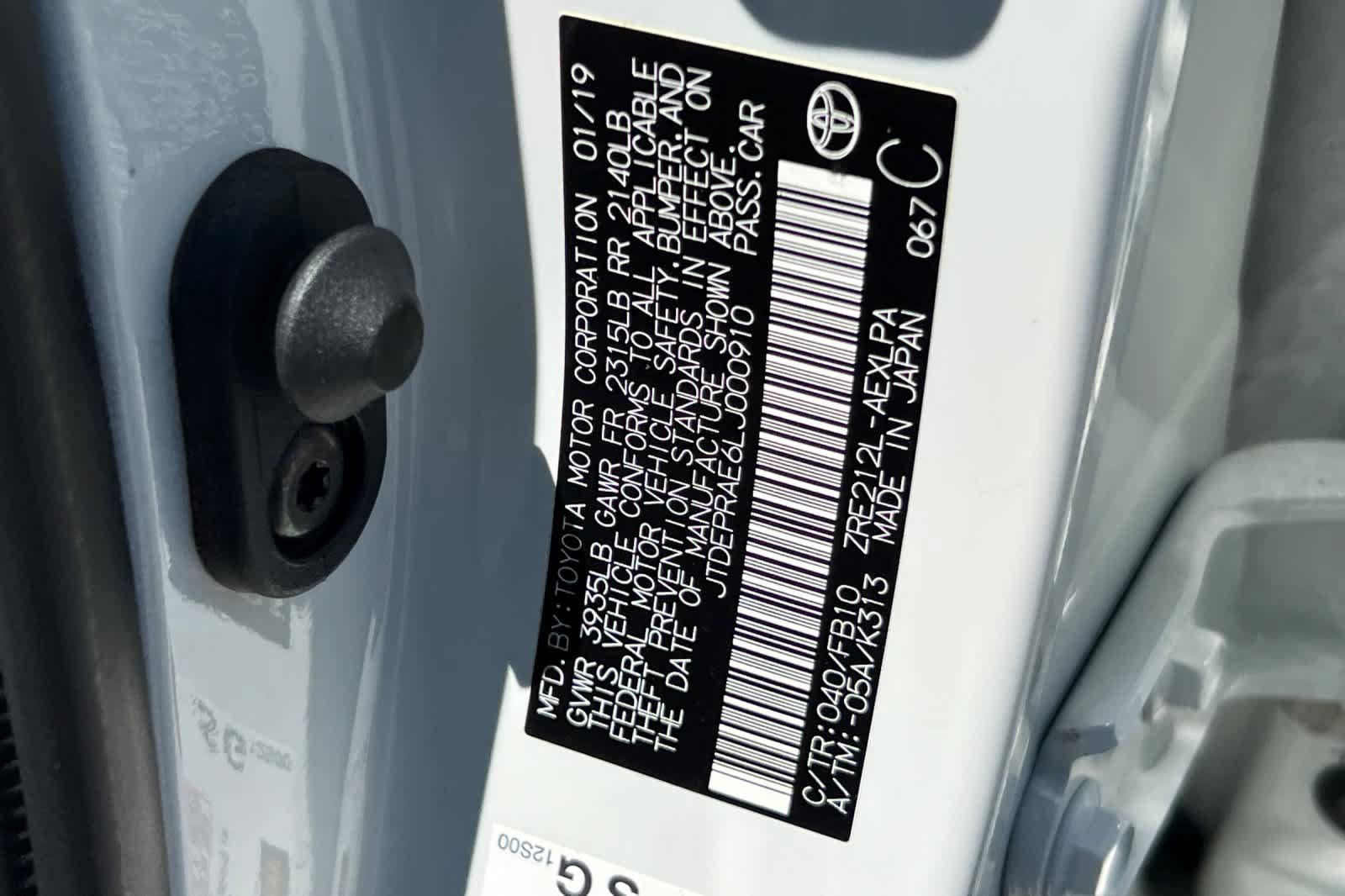 Certified 2020 Toyota Corolla LE FWD image 30