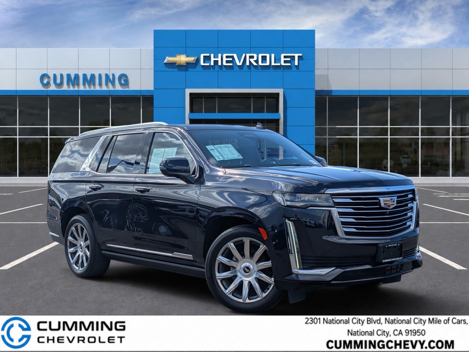 Used 2022 Cadillac Escalade Premium Luxury Platinum w/ Heavy-Duty Trailer Package