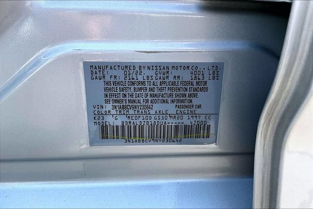 Certified 2022 Nissan Sentra SV FWD image 18
