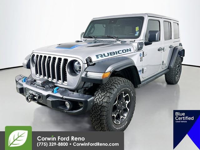 Used 2021 Jeep Wrangler Unlimited Rubicon 4xe w/ Steel Bumper Group AWD/4WD image 4