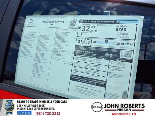New 2026 Nissan Sentra SR w/ SR Premium Package FWD image 22