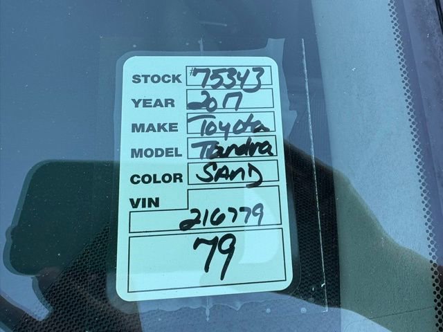 Used 2017 Toyota Tundra SR5 w/ SR5 Upgrade Package image 37