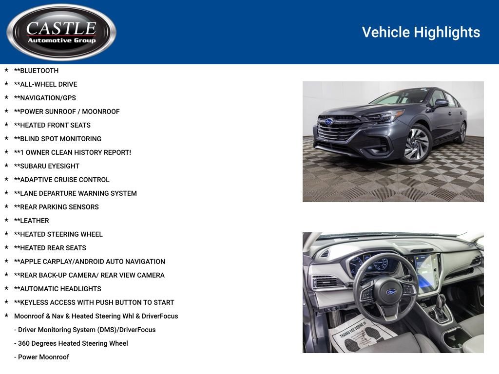 Used 2024 Subaru Legacy Limited AWD/4WD image 3