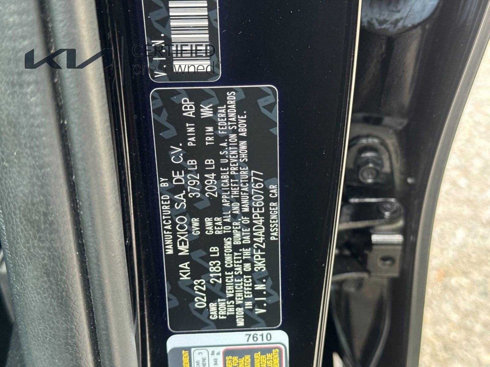 Certified 2023 Kia Forte LXS image 27