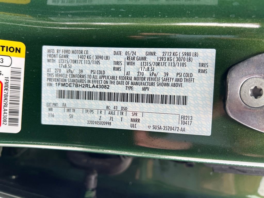 Certified 2024 Ford Bronco Big Bend w/ Sasquatch Package image 30