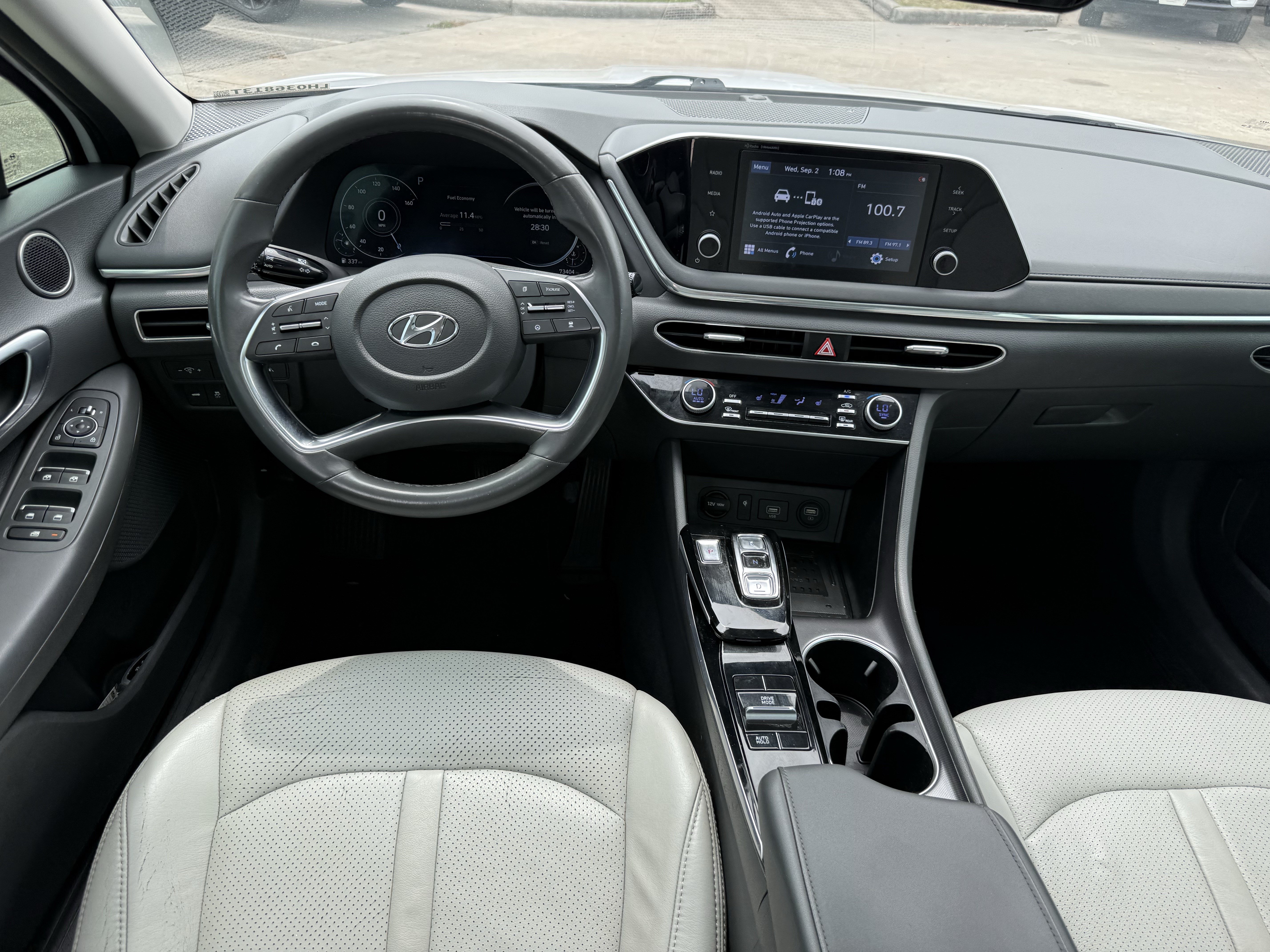 Used 2020 Hyundai Sonata SEL w/ Convenience + Sunroof Package FWD image 14