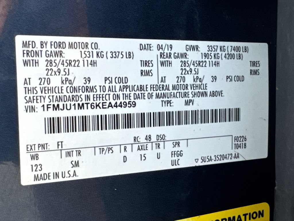 Used 2019 Ford Expedition Platinum AWD/4WD image 35
