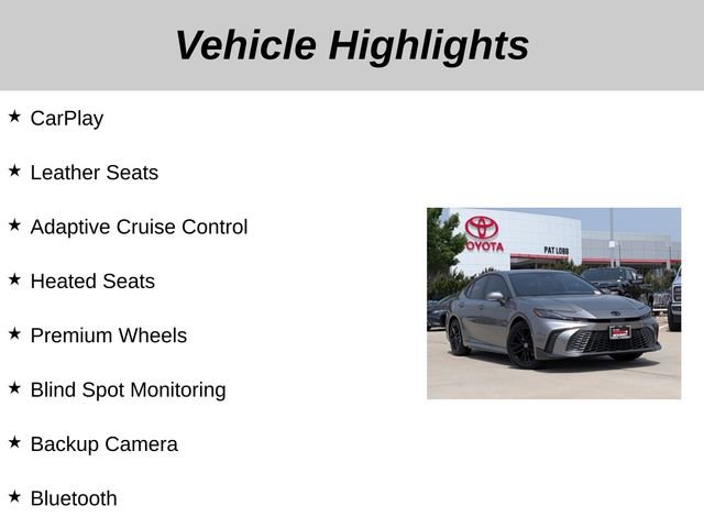 Used 2026 Toyota Camry SE w/ Convenience Package FWD image 5