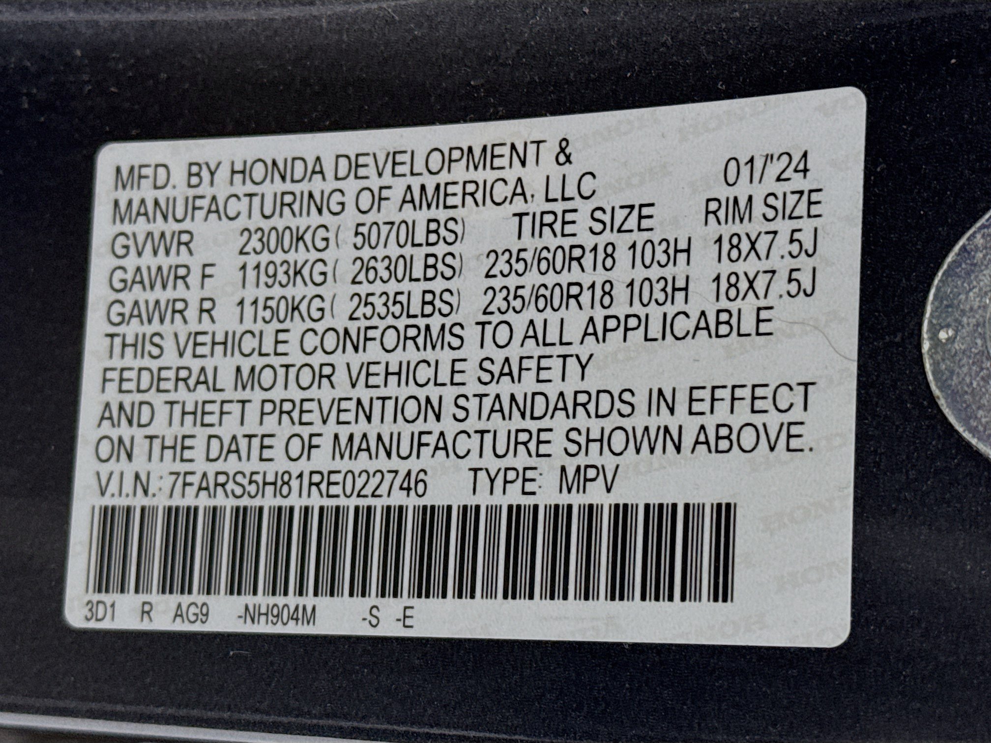 Certified 2024 Honda CR-V Sport-L image 31