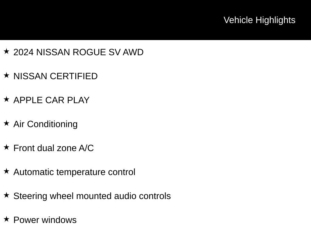 Certified 2024 Nissan Rogue SV AWD/4WD image 6