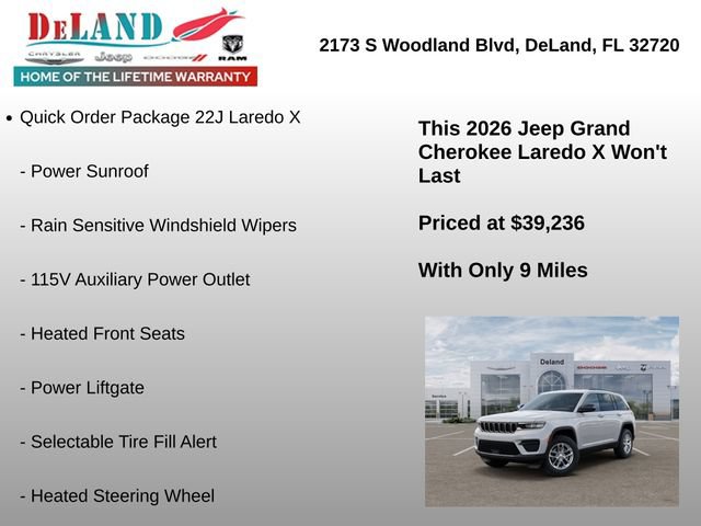 New 2026 Jeep Grand Cherokee Laredo X RWD image 6