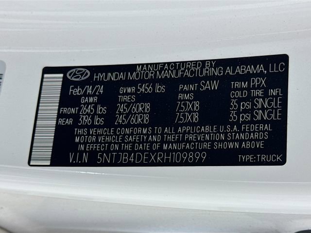 Used 2024 Hyundai Santa Cruz SEL image 27