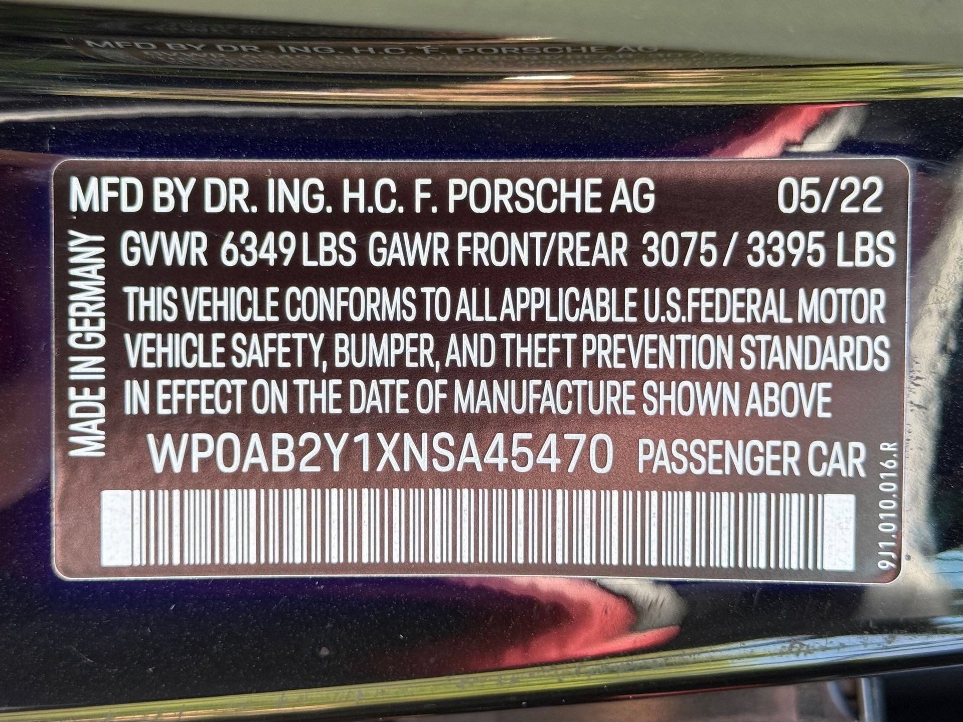 Certified 2022 Porsche Taycan 4S AWD/4WD image 39