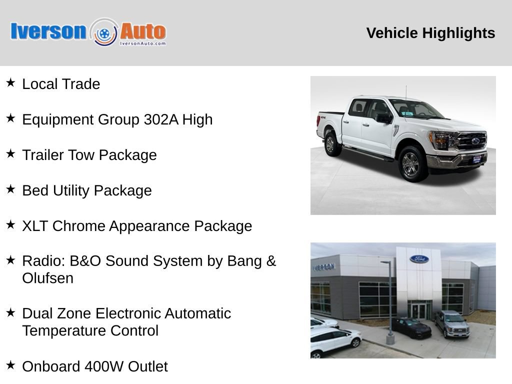 Used 2023 Ford F150 XLT w/ Equipment Group 302A High AWD/4WD image 2