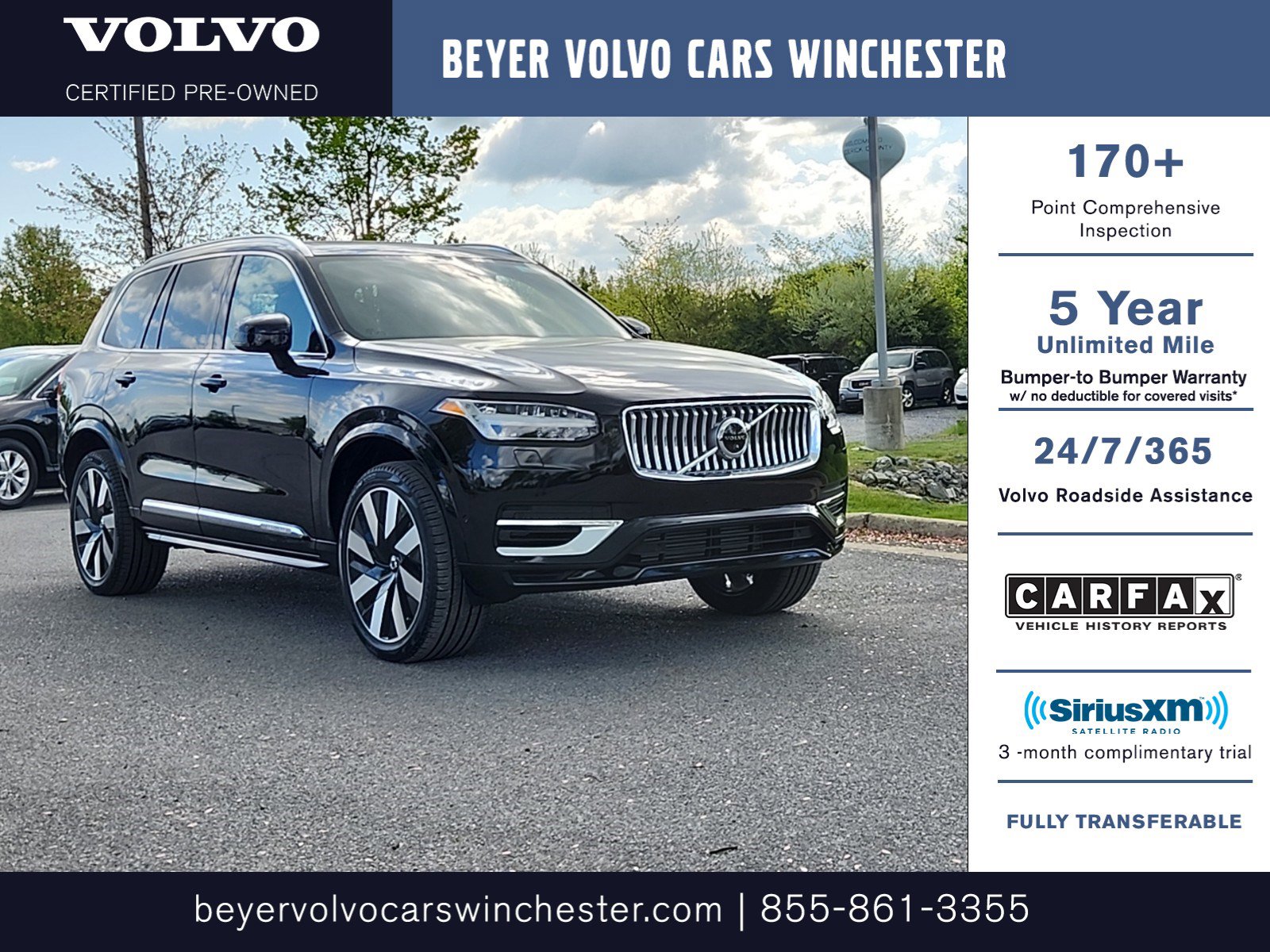 Certified 2023 Volvo XC90 T8 Plus image 1