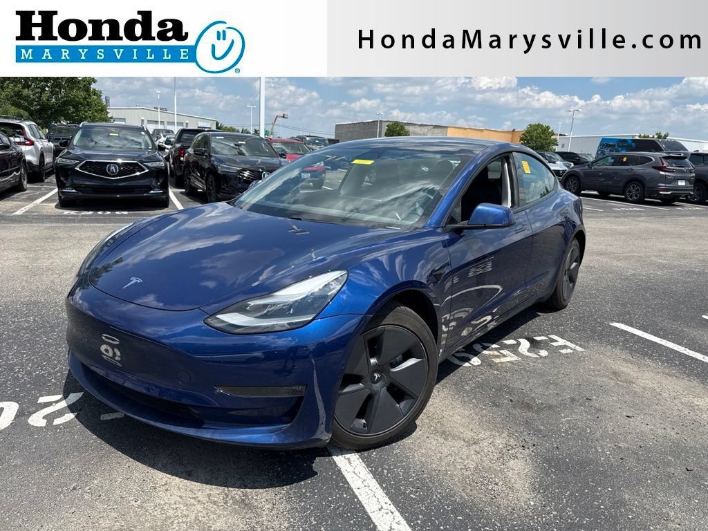 Used 2021 Tesla Model 3 Long Range AWD/4WD image 1