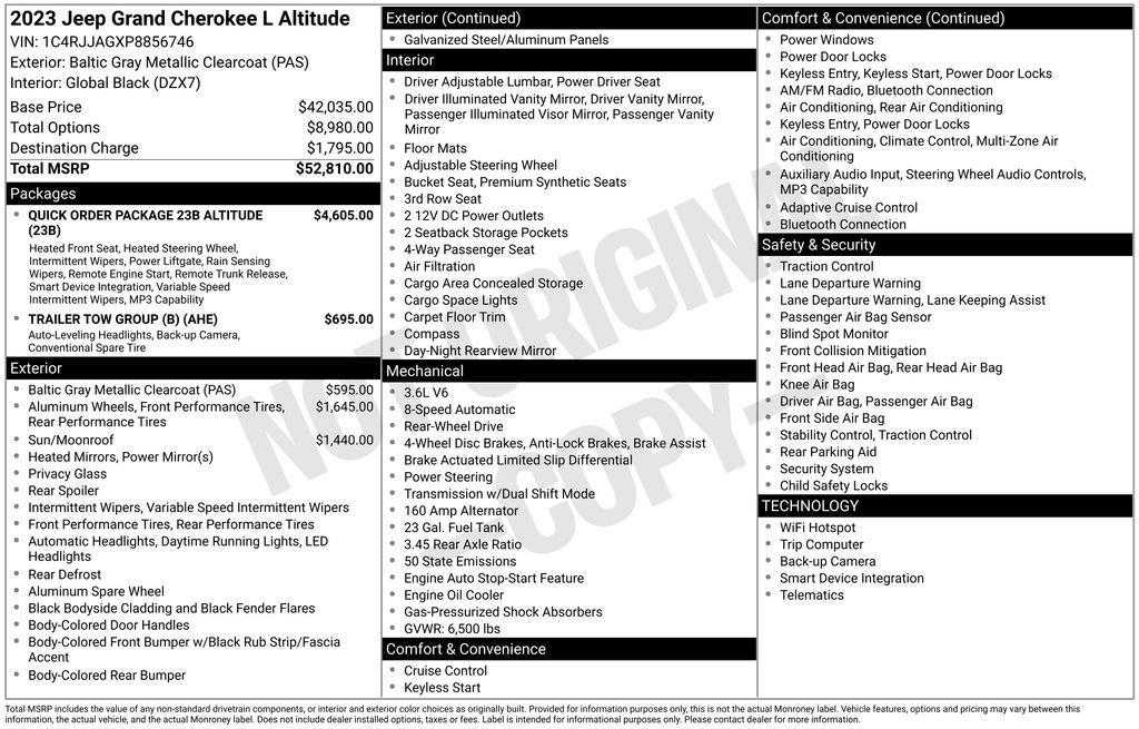 Used 2023 Jeep Grand Cherokee L Laredo image 5