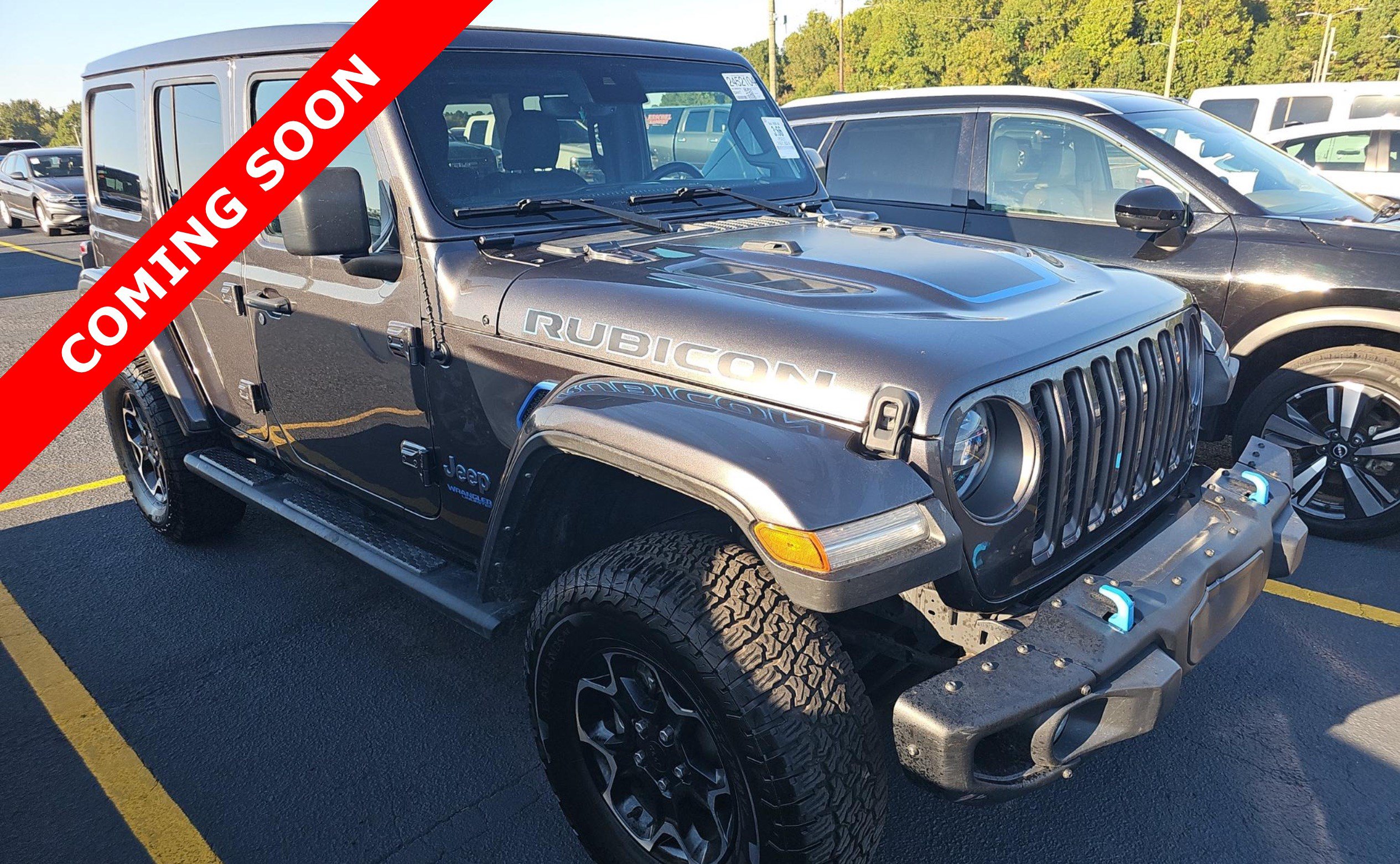 Used 2021 Jeep Wrangler Unlimited Rubicon 4xe w/ Steel Bumper Group AWD/4WD image 3