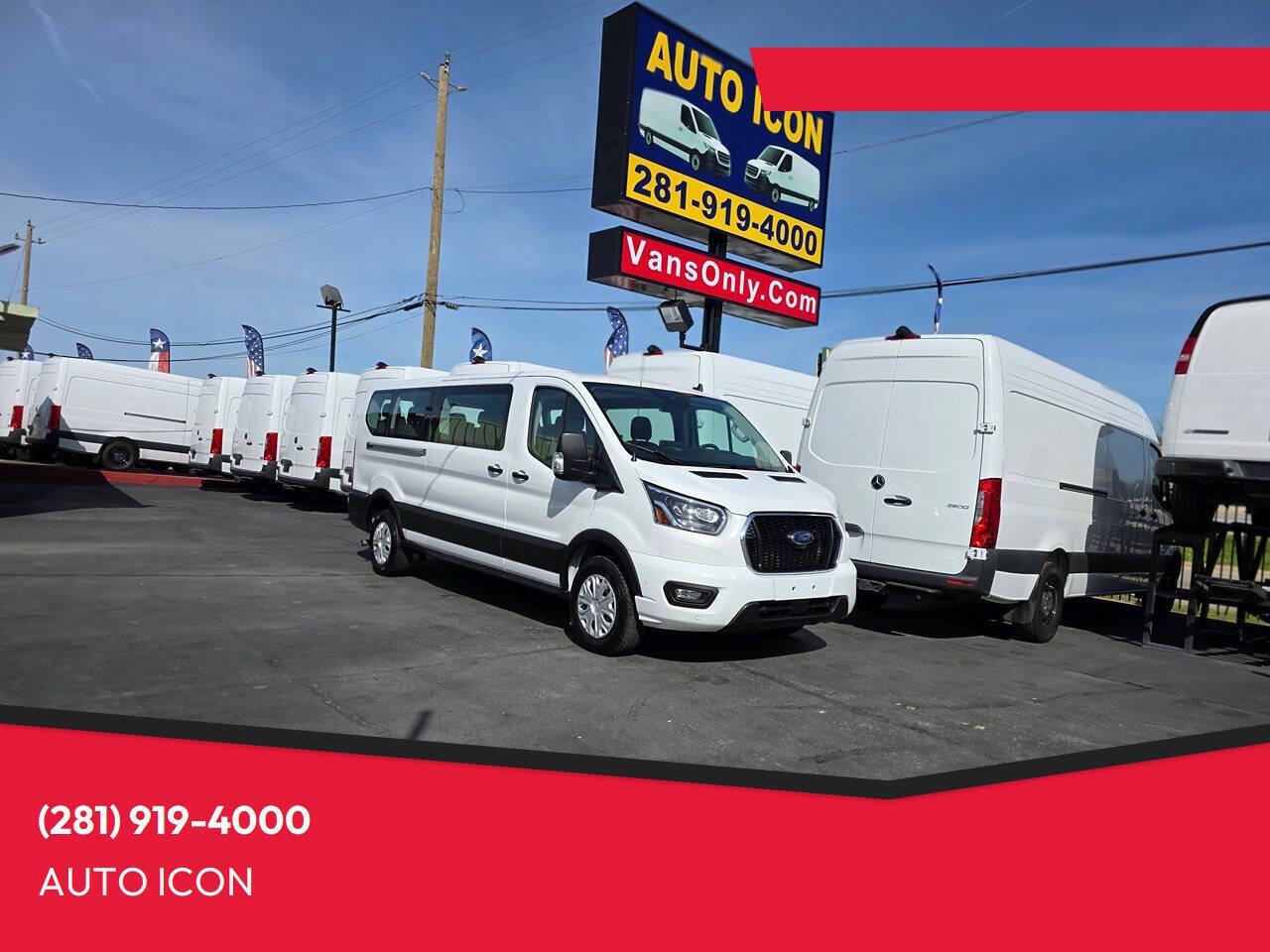 Used 2023 Ford Transit 350 XLT RWD image 1