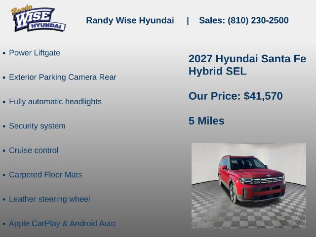 New 2027 Hyundai Santa Fe SEL AWD/4WD image 10