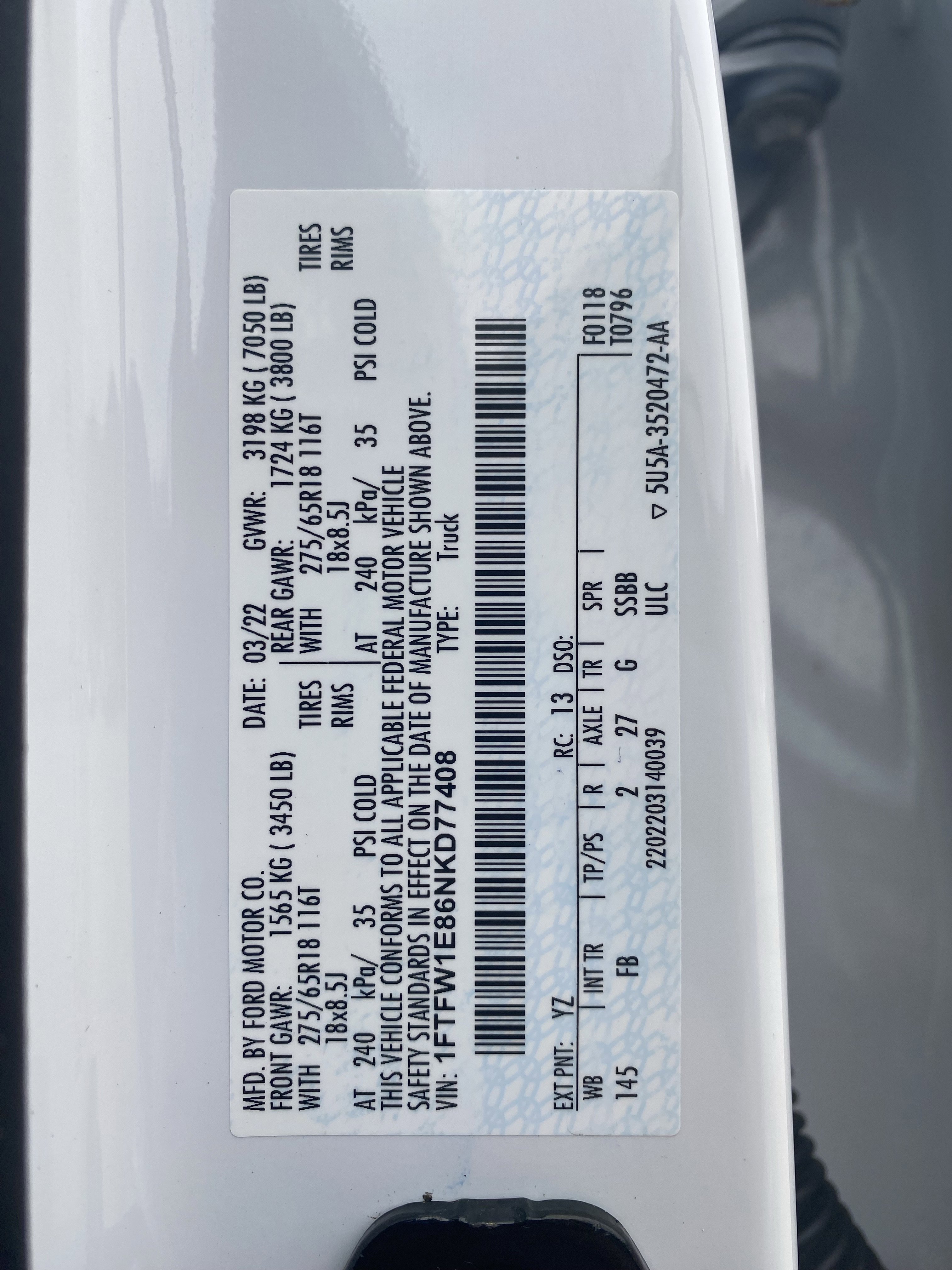 Used 2022 Ford F150 XLT w/ Equipment Group 302A High image 48