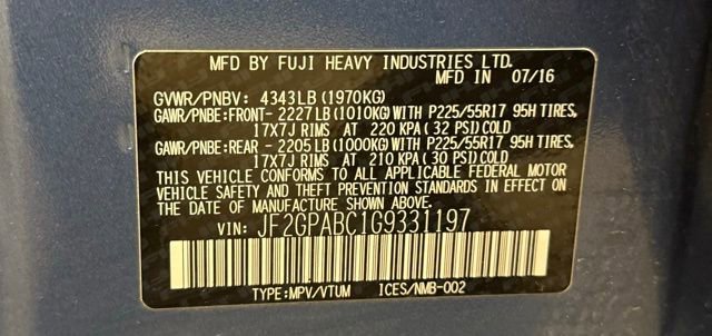 Used 2016 Subaru Crosstrek 2.0i Premium image 23