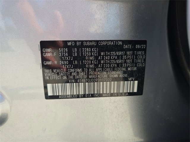 Certified 2023 Subaru Outback Wilderness image 31