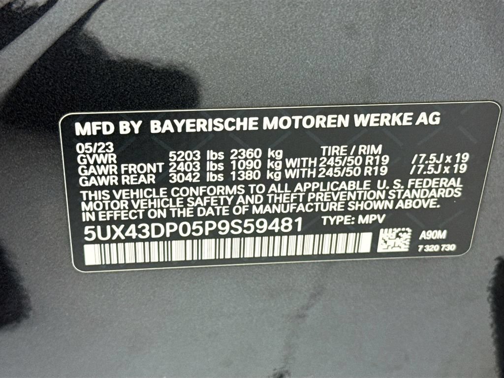 Certified 2023 BMW X3 sDrive30i w/ Premium Package RWD image 34