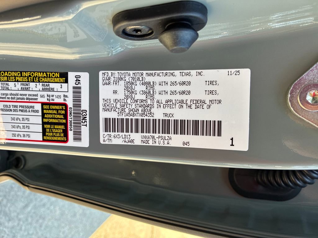 New 2026 Toyota Tundra Limited image 55