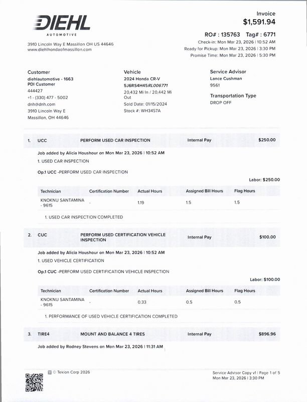Used 2024 Honda CR-V EX image 34