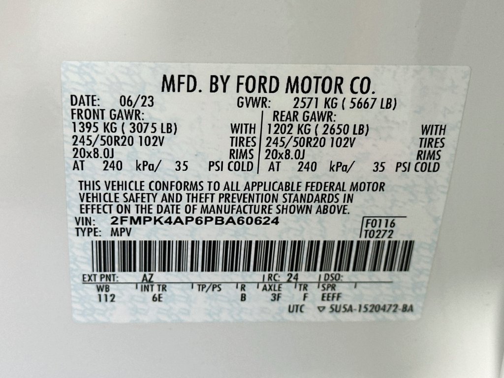 Used 2023 Ford Edge ST w/ Cargo Accessory Package AWD/4WD image 34