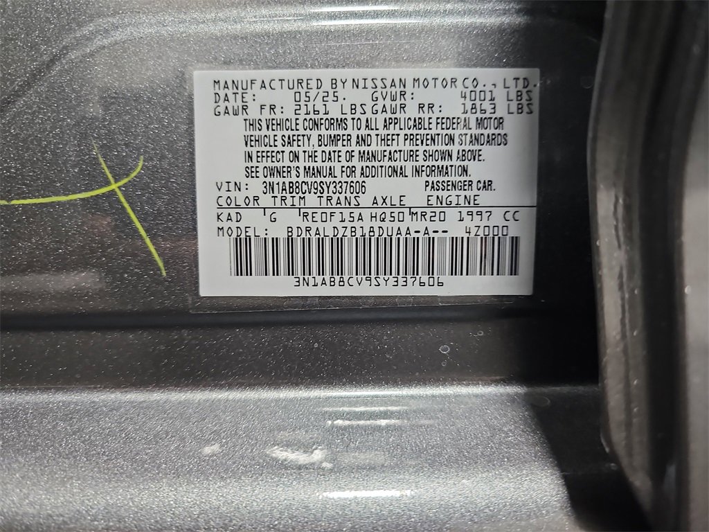 New 2025 Nissan Sentra SV w/ All-Weather Package image 34