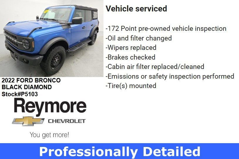 Used 2022 Ford Bronco Black Diamond image 46