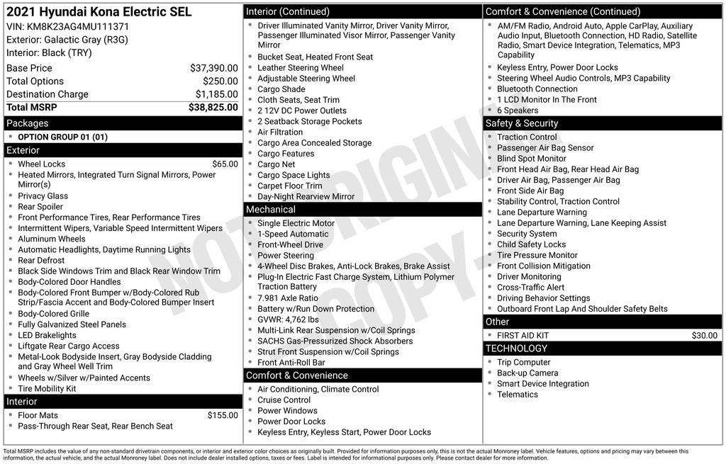 Used 2021 Hyundai Kona SEL FWD image 6