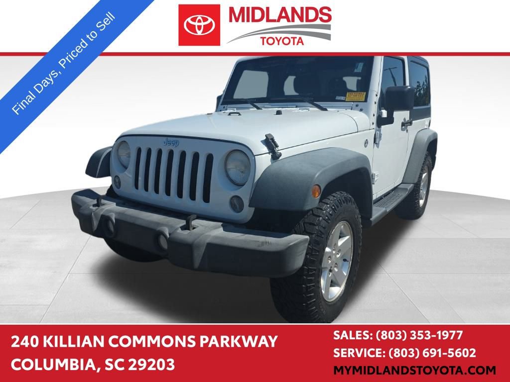 Used 2015 Jeep Wrangler Sport w/ Quick Order Package 24S