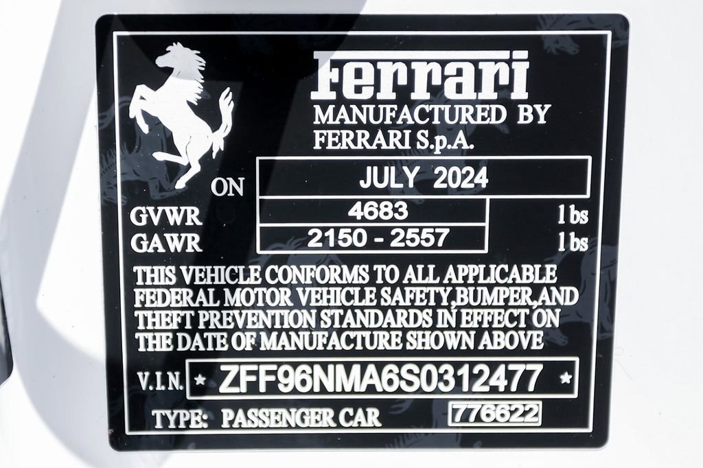 Certified 2025 Ferrari SF90 Spider AWD/4WD image 21