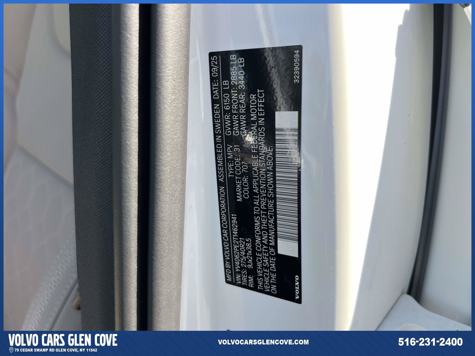 Used 2026 Volvo XC90 B6 Plus w/ Protection Package Premier AWD/4WD image 20