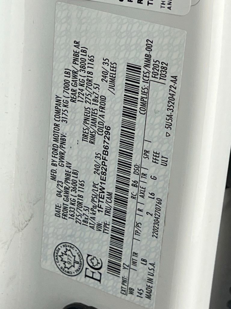 Used 2023 Ford F150 Tremor w/ 360 Degree Camera Package image 37