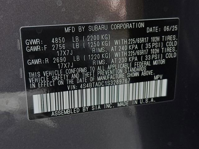 New 2025 Subaru Outback Premium image 35