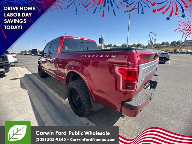 Used 2015 Ford F150 Platinum w/ Technology Package AWD/4WD image 4