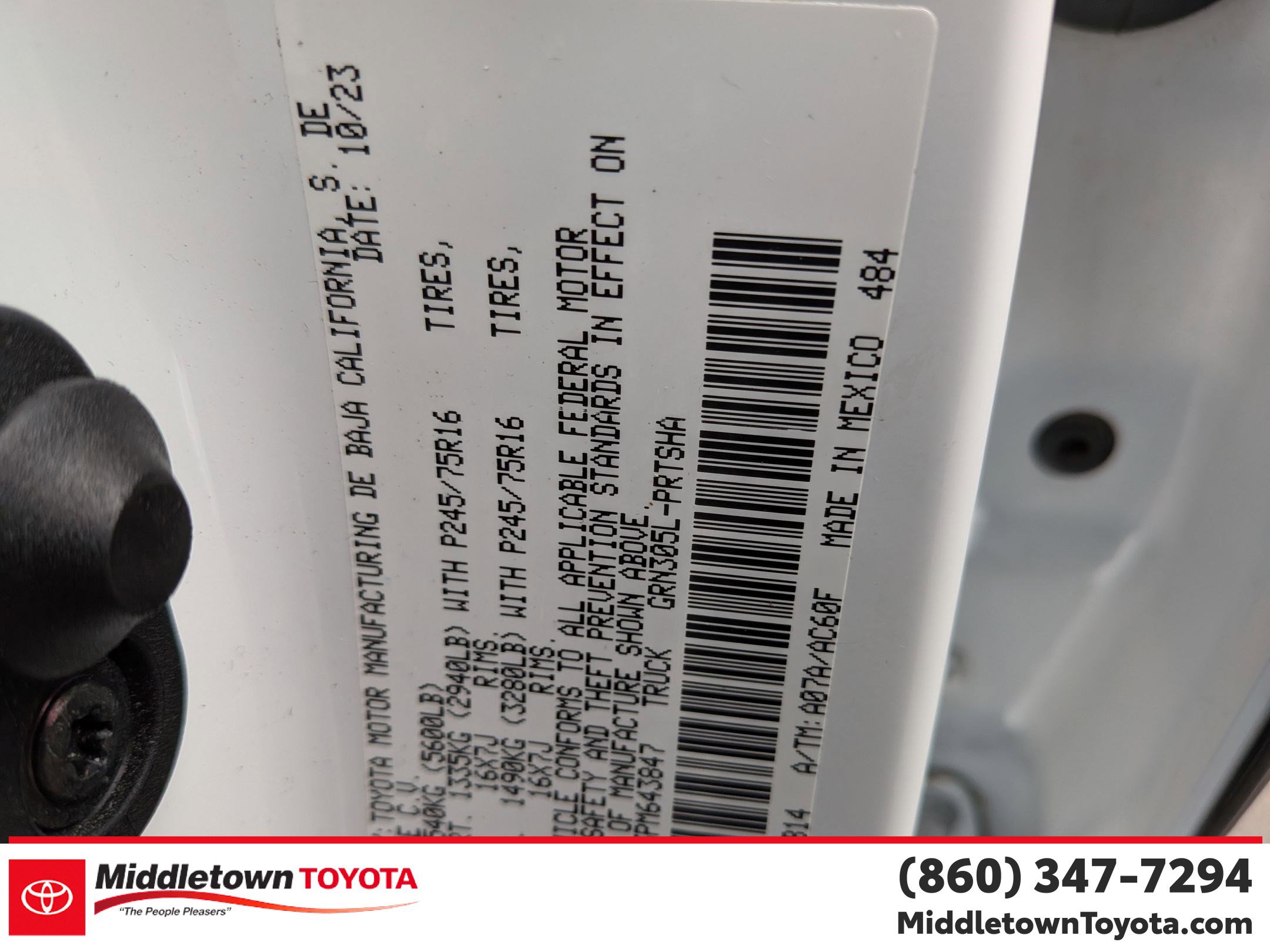 Certified 2023 Toyota Tacoma SR image 38