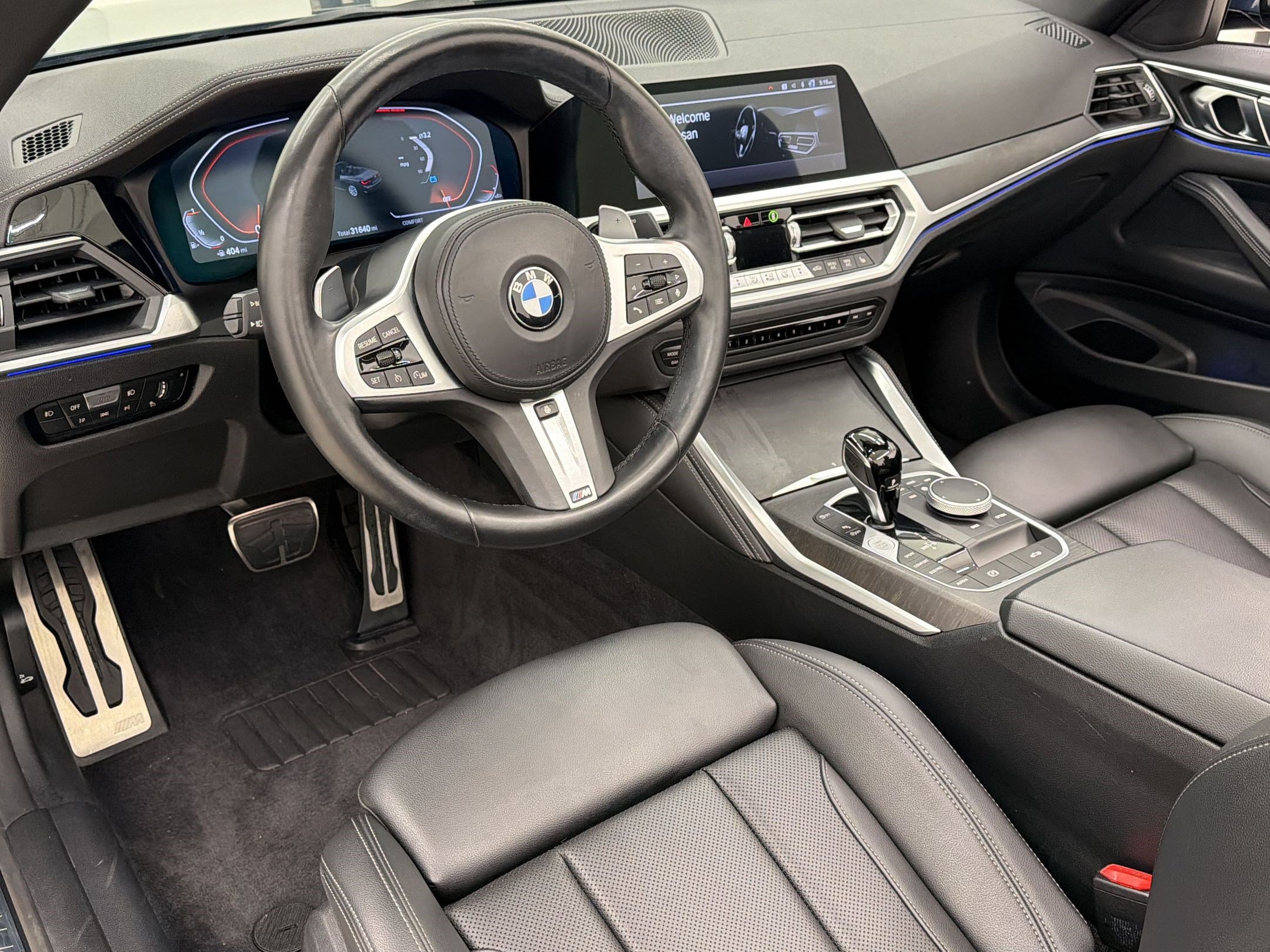 Used 2022 BMW 430i Convertible w/ M Sport Package RWD image 4